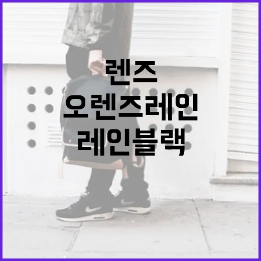 오렌즈 레인블랙 렌즈를 활용하는 방법 - 요약