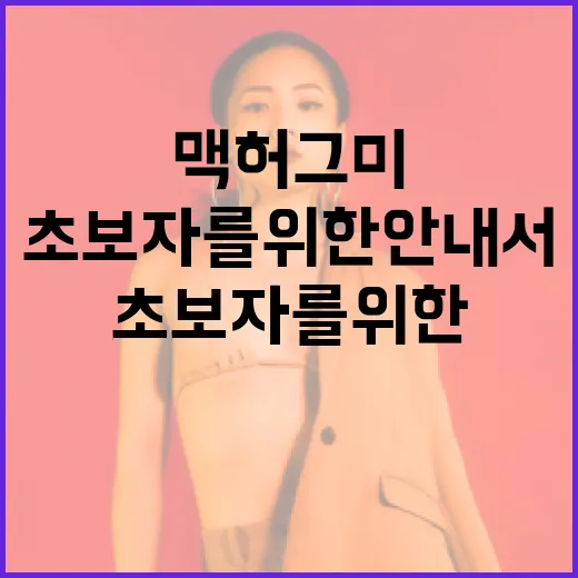 맥 허그미를 사용하는 방법: 초보자를 위한 안내서 - 요약