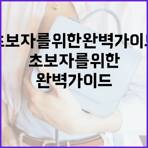 코치 가방을 선택하는 방법: 초보자를 위한 완벽 가이드 - 요약