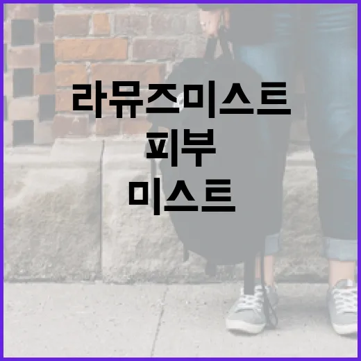 라뮤즈 미스트로 피부를 촉촉하게 유지하는 방법 - 요약