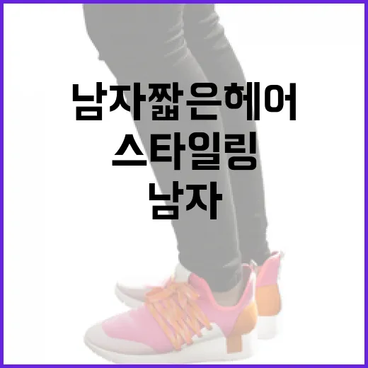 남자 짧은 헤어 스타일링 방법 - 요약