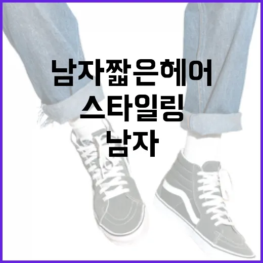 남자 짧은 헤어 스타일링 완벽 가이드 - 요약