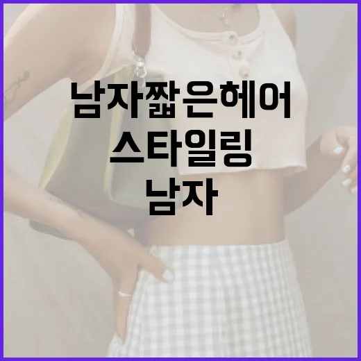 남자 짧은 헤어 스타일링하는 방법 - 요약