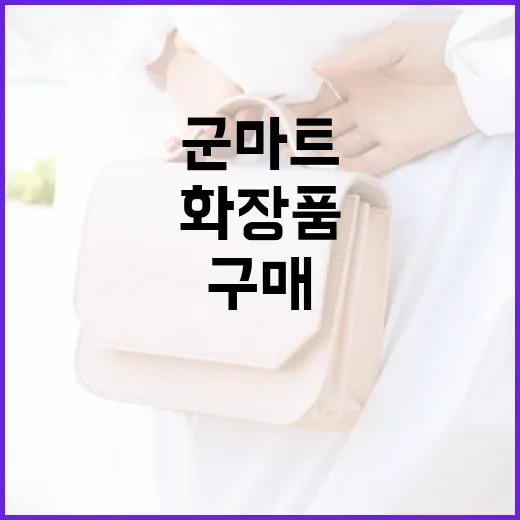군마트에서 화장품을 알차게 구매하는 방법 - 요약