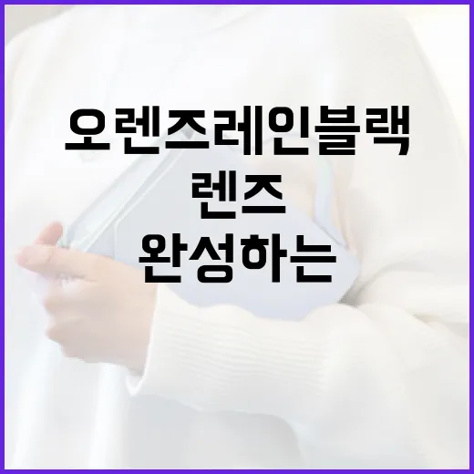 오렌즈 레인블랙으로 스타일을 완성하는 방법 - 요약