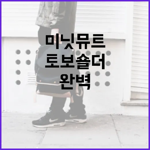 미닛뮤트를 사용하여 토보 숄더를 완벽하게 관리하는 방법 - 요약