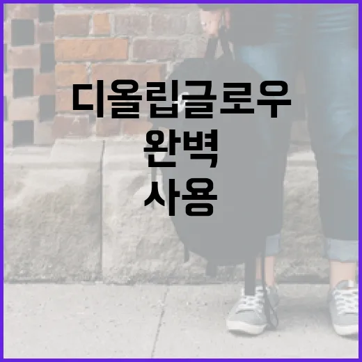 디올 립글로우를 완벽하게 사용하는 방법 - 요약