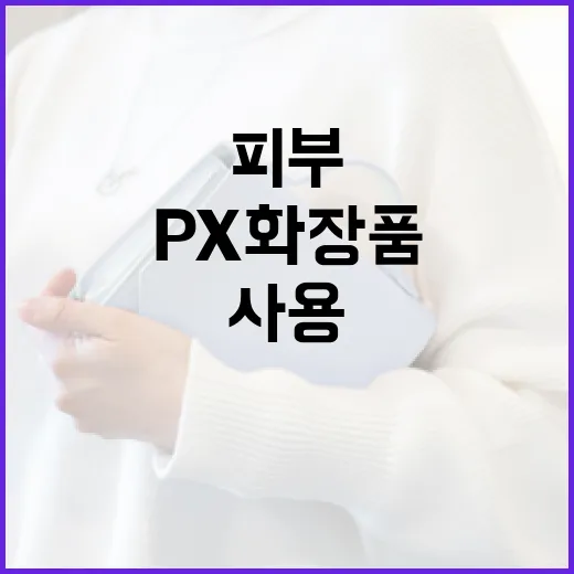 피부를 위한 px 화장품 사용 방법 - 요약