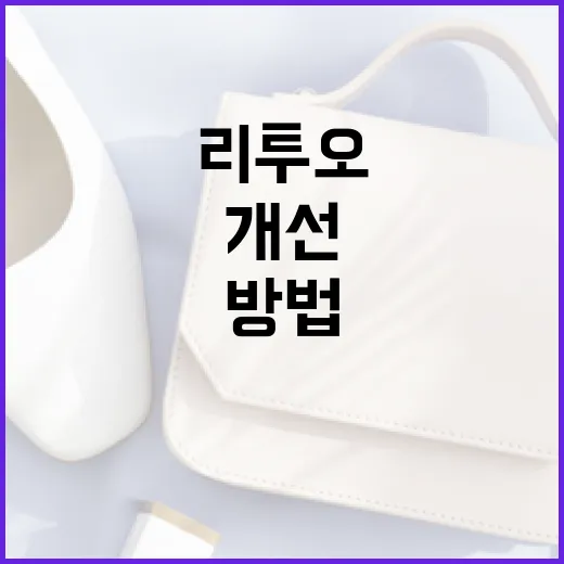 리투오를 활용하여 일상을 개선하는 방법 - 요약