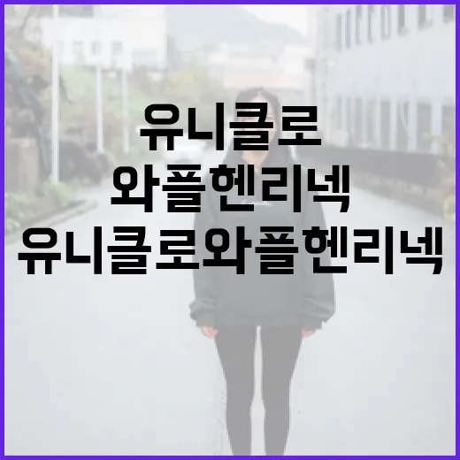 유니클로 와플 헨리넥 스타일링 방법 - 요약