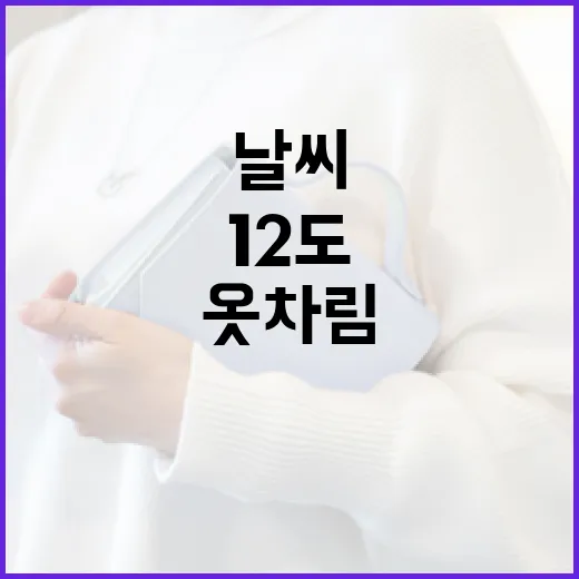 12도 날씨에 알맞은 옷차림을 선택하는 방법 - 요약