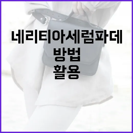 네리티아 세럼파데 제대로 활용하는 방법 - 요약