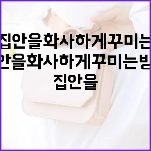 폴렌느를 활용하여 집안을 화사하게 꾸미는 방법 - 요약