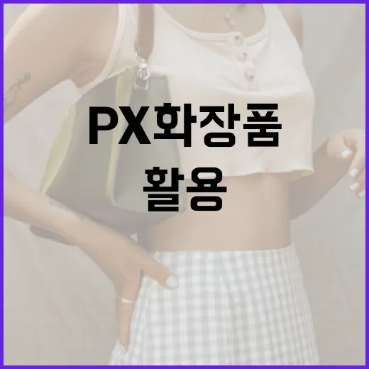 PX 화장품 제대로 활용하는 방법 - 요약