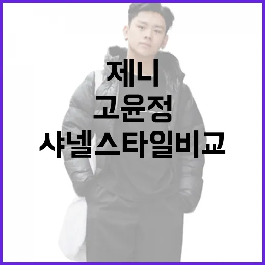 제니와 고윤정의 샤넬 스타일 비교하는 방법 - 요약