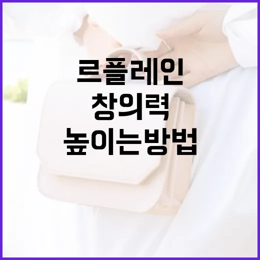 르플레인을 활용하여 일상에서 창의력 높이는 방법 - 요약