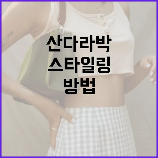 산다라박처럼 스타일링하는 방법 - 요약