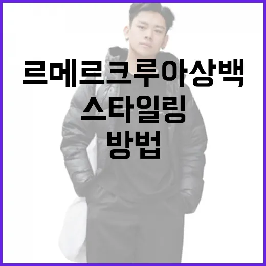 르메르 크루아상백 스타일링하는 방법 - 요약