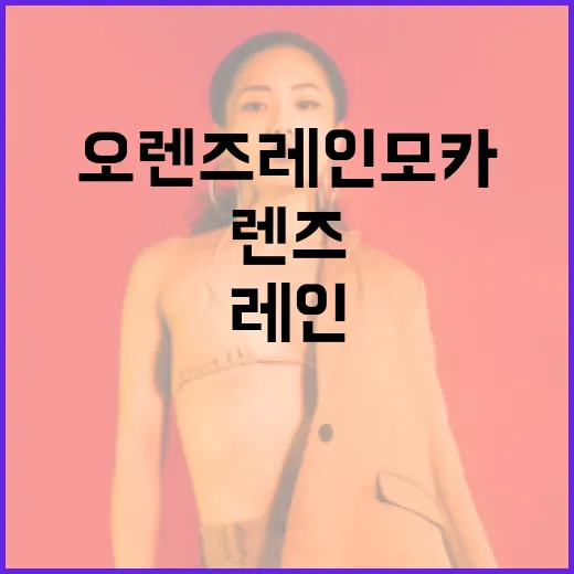 오렌즈 레인모카로 스타일링하는 방법 - 요약