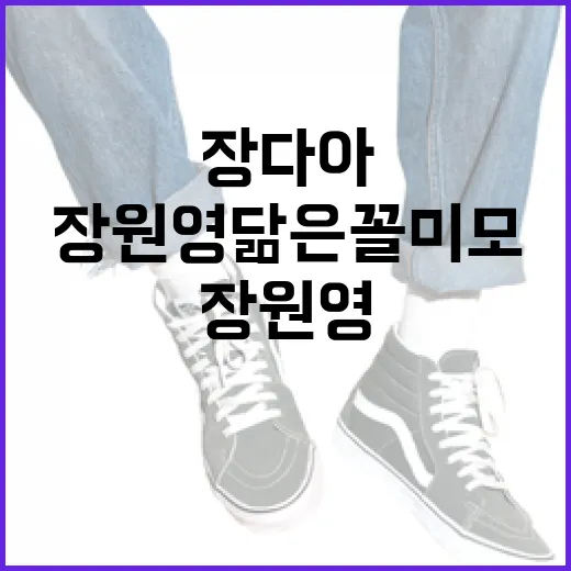장다아처럼 장원영 닮은꼴 미모 얻는 방법 - 요약