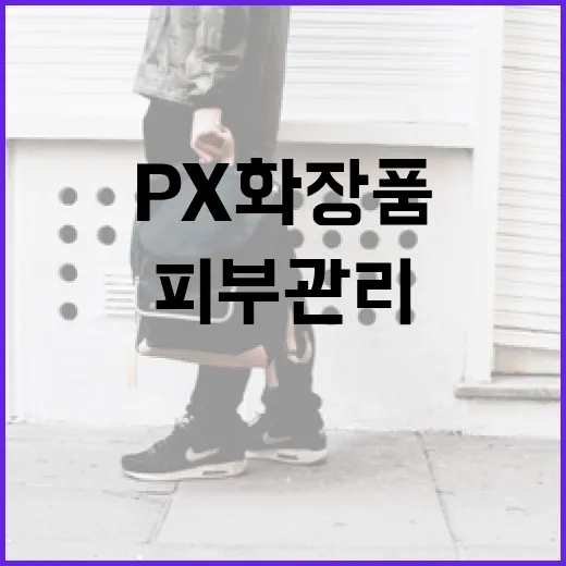 PX 화장품을 활용하여 피부 관리하는 방법 - 요약