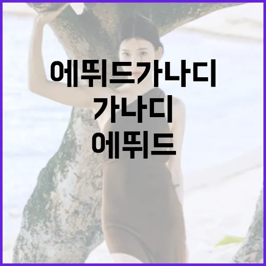 에뛰드 가나디 활용하는 방법: 피부를 환하게! - 요약