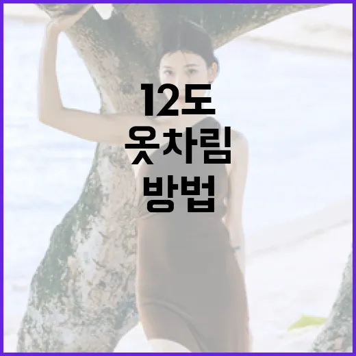 12도에 어울리는 옷차림을 선택하는 방법 - 요약