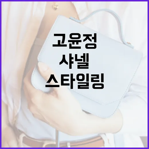 고윤정 스타일로 샤넬을 스타일링하는 방법 - 요약