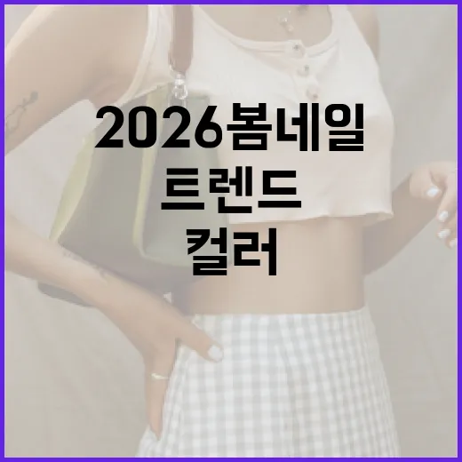 2026 봄 네일 컬러 트렌드를 따라가는 방법 - 요약