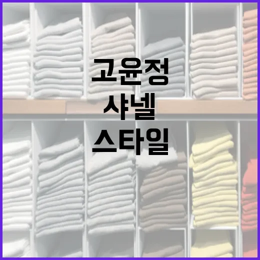 고윤정 스타일로 샤넬 패션 즐기는 방법 - 요약