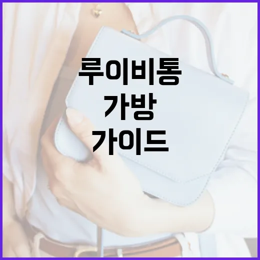 루이비통 가방을 구매하는 방법: 초보자를 위한 가이드 - 요약