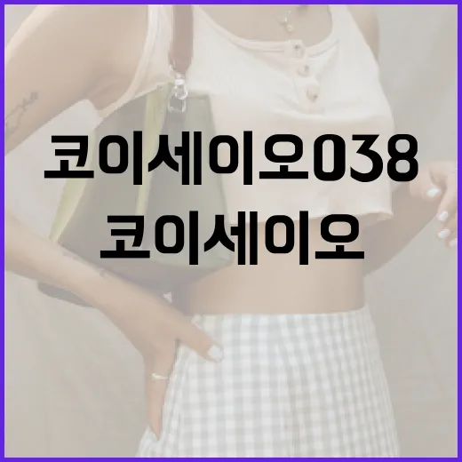 코이세이오 038을 이해하고 활용하는 방법 - 요약