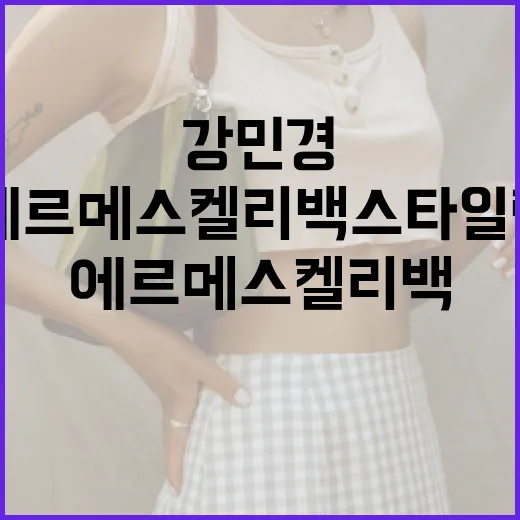 강민경처럼 에르메스 켈리백 스타일링하는 방법 - 요약