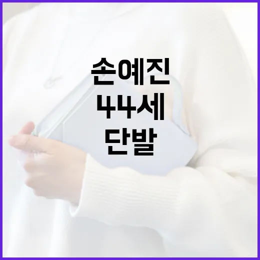 손예진처럼 44세에도 단발로 청순미를 유지하는 방법 - 요약