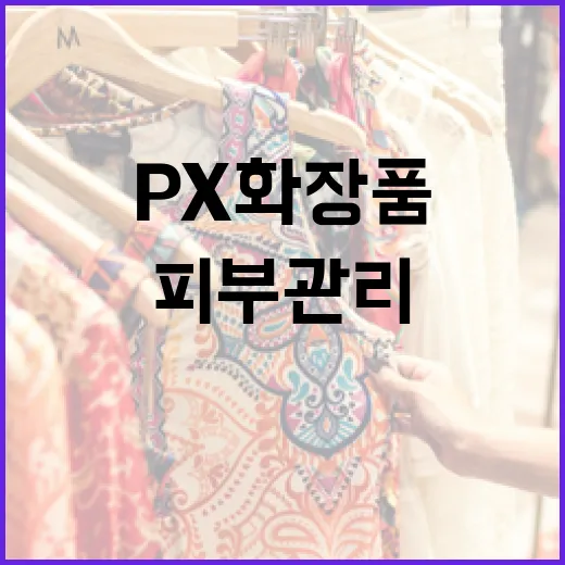 PX 화장품으로 피부 관리하는 방법 - 요약