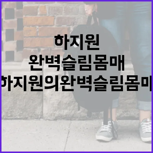 하지원의 완벽 슬림 몸매를 유지하는 방법 - 요약