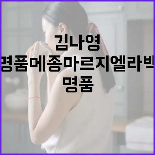 김나영처럼 명품 메종마르지엘라백 스타일링하는 방법 - 요약