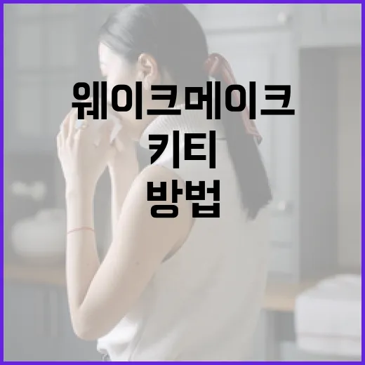 웨이크메이크 키티로 귀엽게 스타일링하는 방법 - 요약