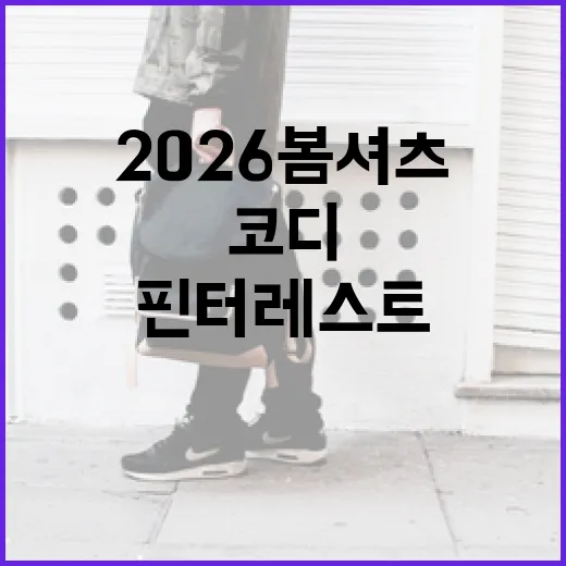 2026 봄 셔츠 핀터레스트 코디 아이디어 활용법 - 요약