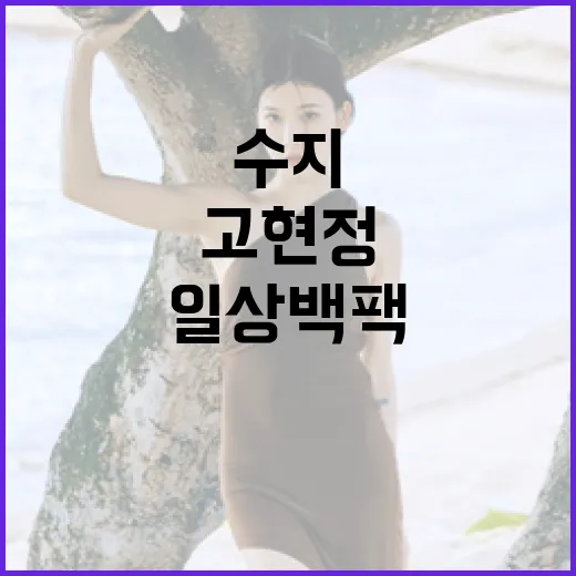 수지와 고현정처럼 일상 백팩 활용하는 방법 - 요약