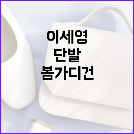 이세영 단발로 봄 가디건 스타일링하는 방법 - 요약