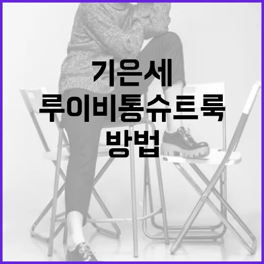 기은세처럼 스타일리시하게 루이비통 슈트룩 연출하는 방법 - 요약