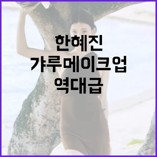 한혜진처럼 역대급 갸루 메이크업 하는 방법 - 요약