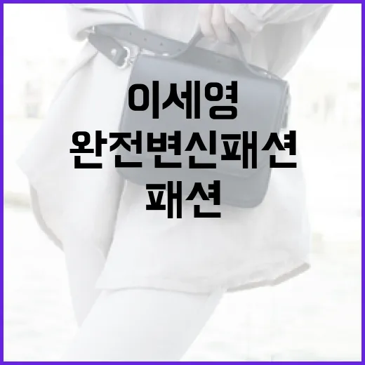 이세영처럼 완전 변신 패션을 연출하는 방법 - 요약