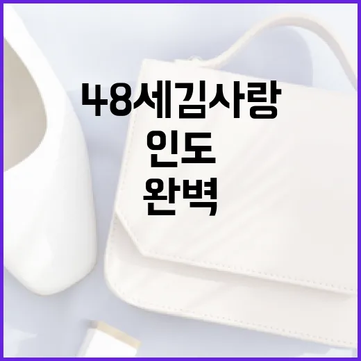 48세 김사랑처럼 인도 메이크업을 완벽하게 소화하는 방법 - 요약