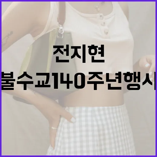 전지현의 한불수교 140주년 행사룩 따라하기 - 요약