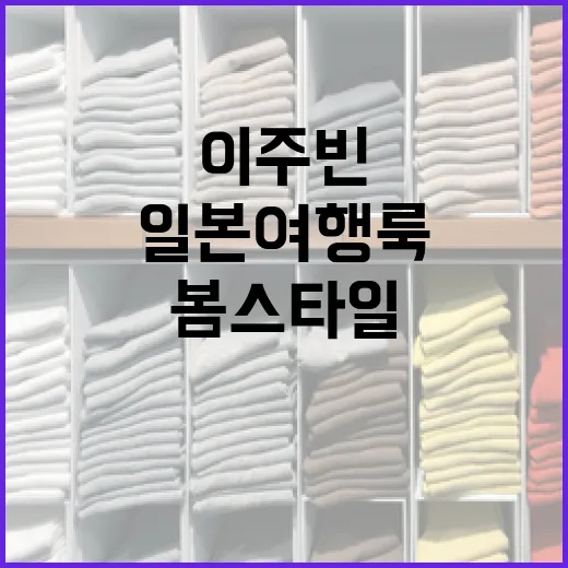 이주빈처럼 일본 여행룩을 스타일링 하는 방법: 봄 스타일 가이드 - 요약