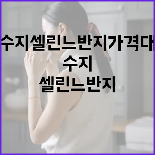 수지 셀린느 반지 가격대를 알아보는 방법 - 요약