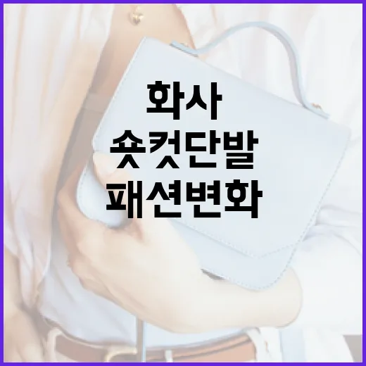 화사처럼 숏컷 단발로 패션 변화를 주는 방법 - 요약