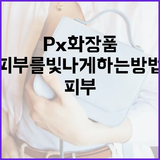 px 화장품을 활용하여 피부를 빛나게 하는 방법 - 요약